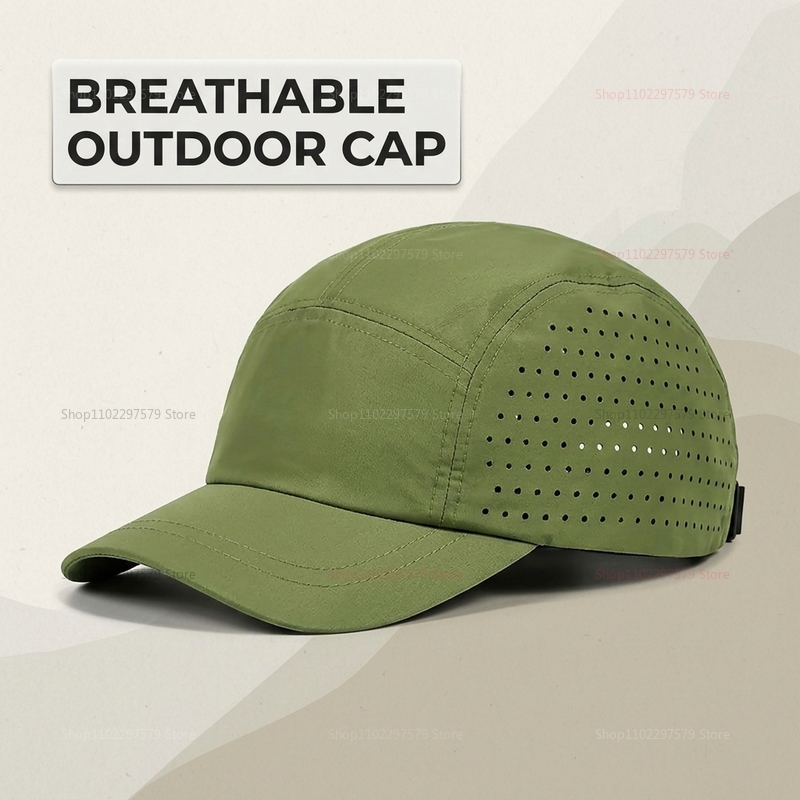 Running Cap Lightweight - Quick-Drying Mesh Baseball Cap for Men