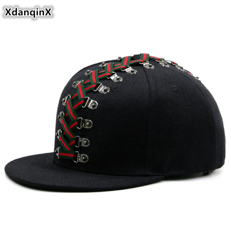 Snapback Hat Flat - XdanqinX Novelty Punk Style Hip Hop