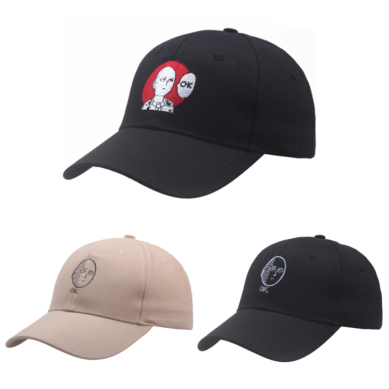 Snapback Hat Flat - Anime Cartoon One Punch Man Saitama