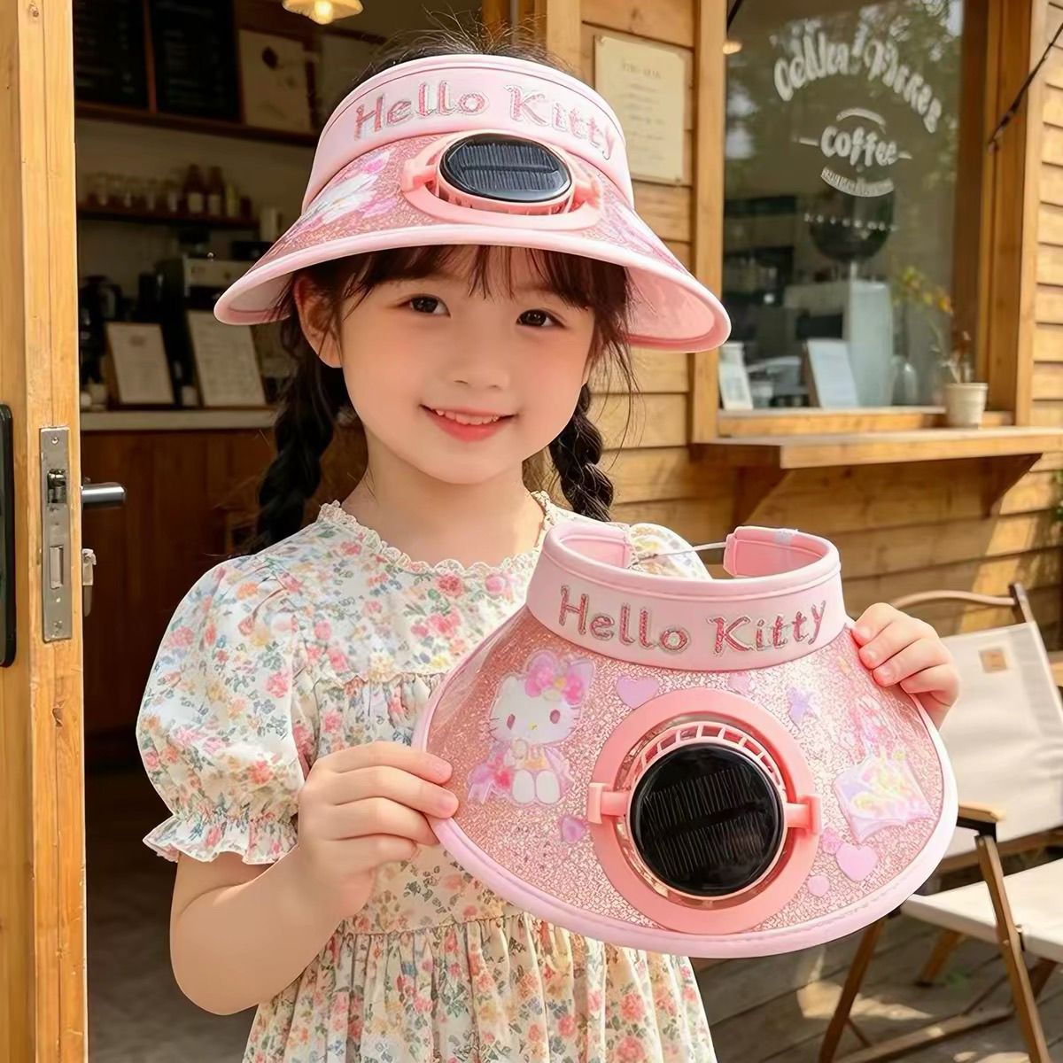 Visor Sun Hat - Anime Sanrio Kids Empty Top Sun