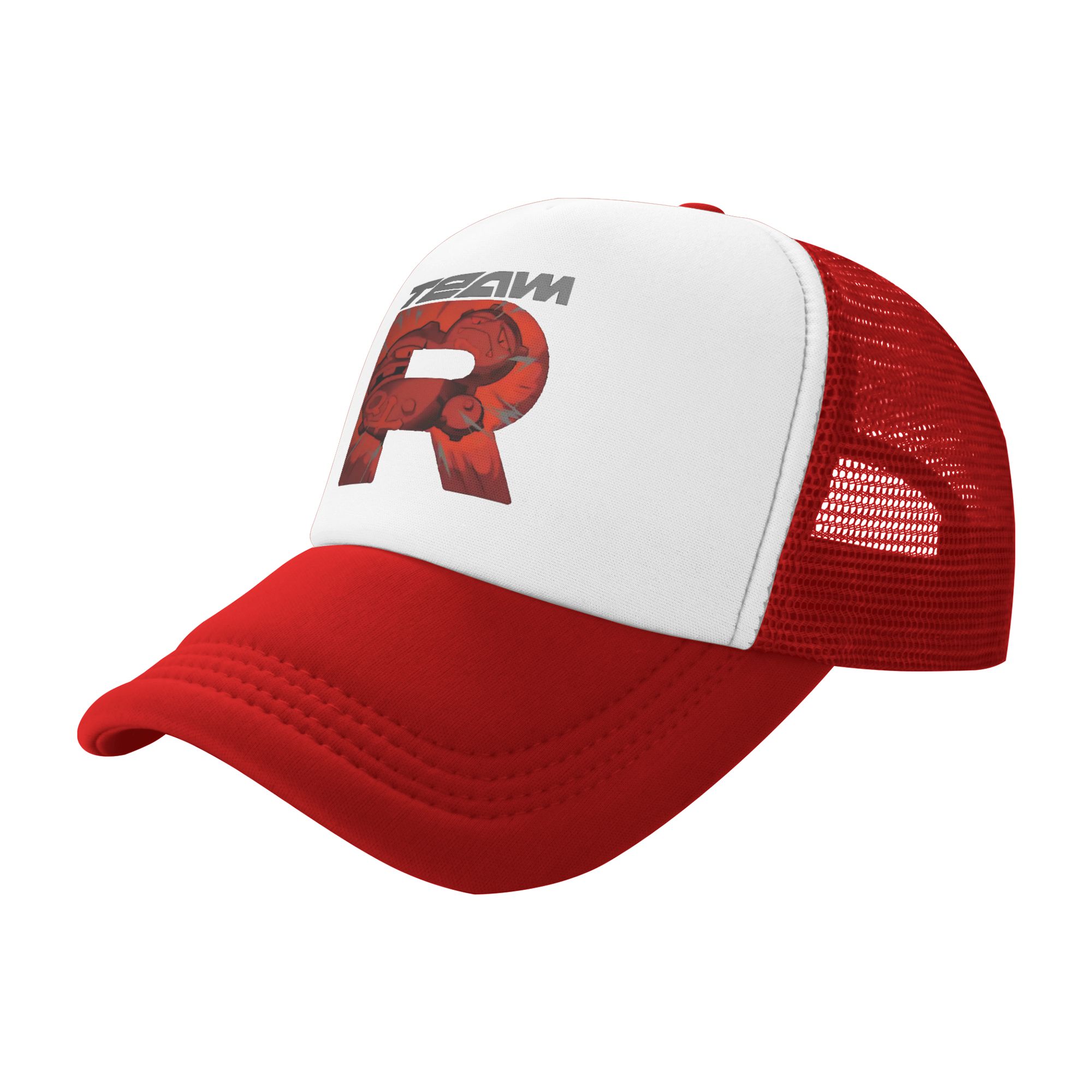 team rocket logo letter R POKE - Trucker Cap Mesh recensione e prezzo