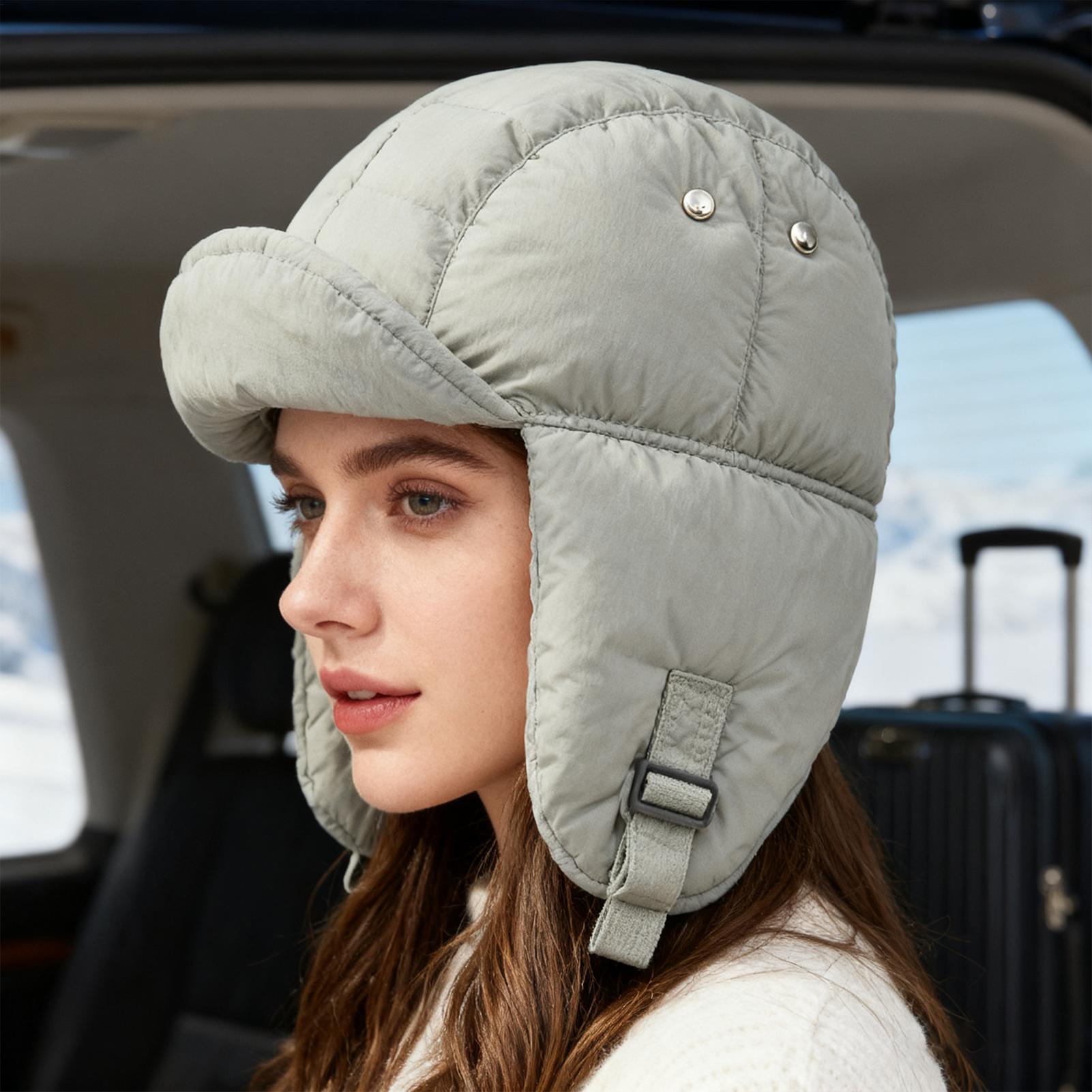Trapper Hat Warm Headwear With - Trapper Hat Ear Flap recensione e prezzo