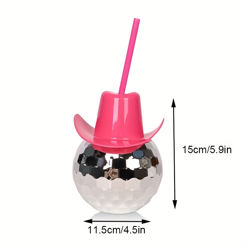 Disco Ball Cowboy Hat Tumbler  - Cowboy Hat Straw recensione e prezzo