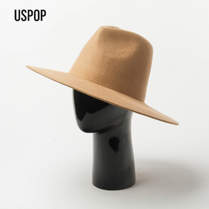 USPOP Autumn Winter Fashion Pl - Fedora Hat Wool recensione e prezzo