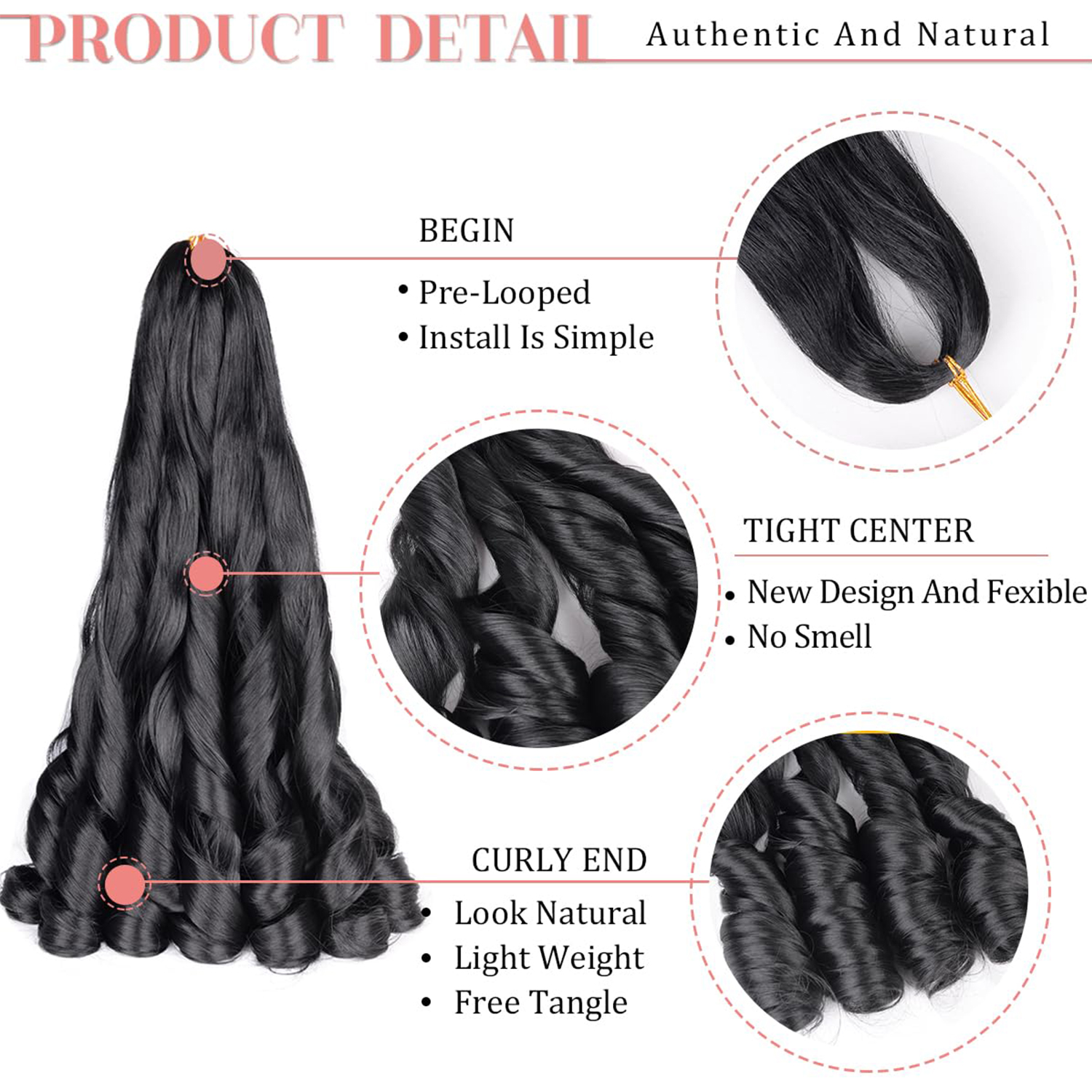 French Curly Braiding Hair 12/ - Beret French Wool recensione e prezzo
