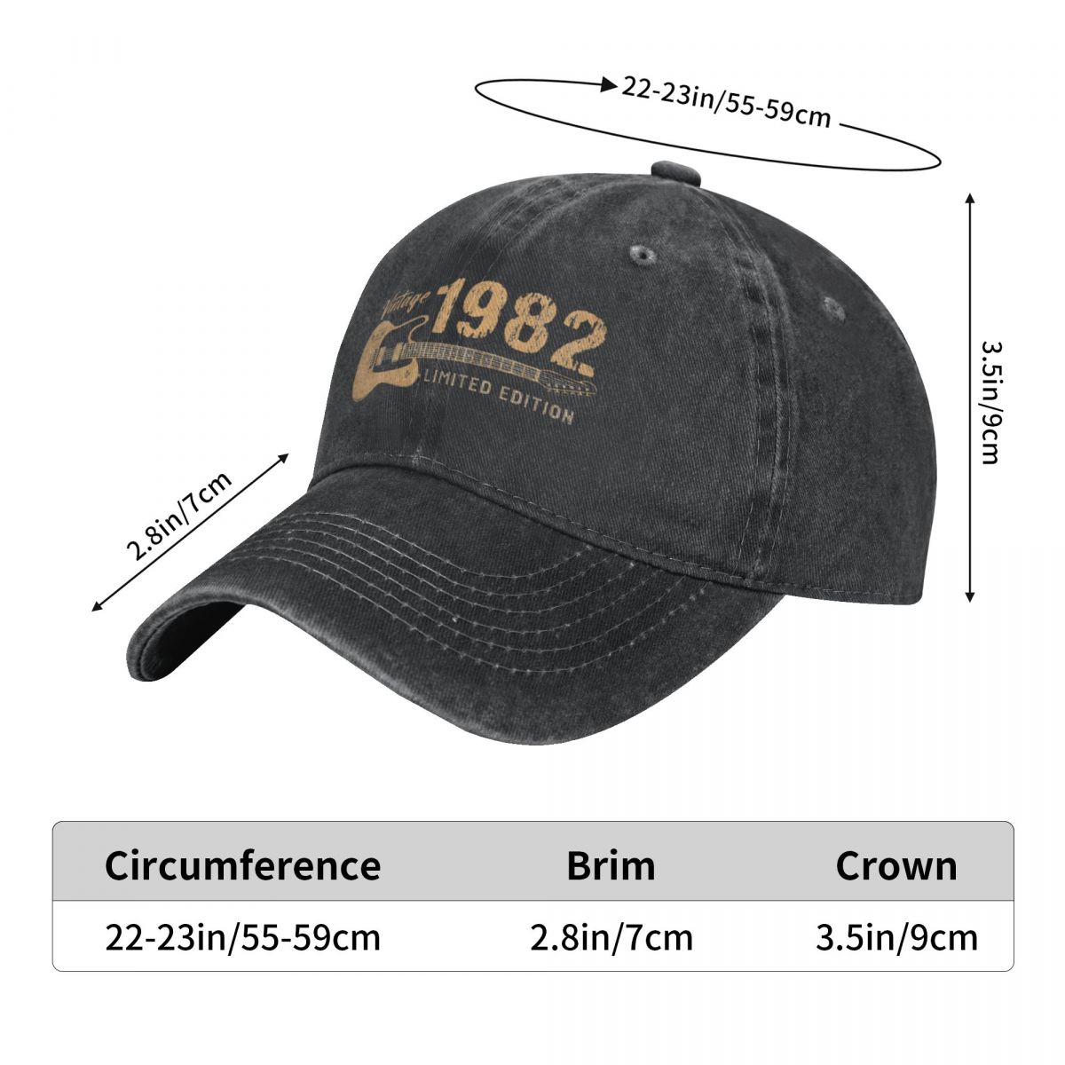 Washed Men's Baseball Cap Guit - Golf Cap Dad recensione e prezzo