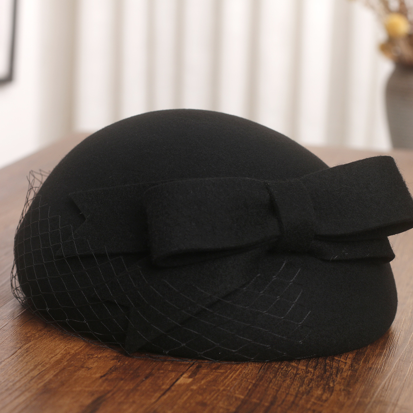French Elegant Mesh-Bow Wool B - Beret French Wool recensione e prezzo