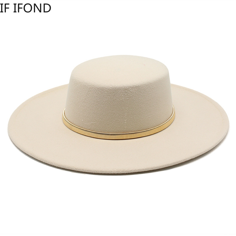 Black Big Wide Brim Church Der - Fedora Hat Wool recensione e prezzo