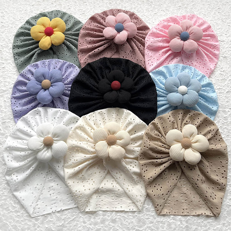 3D Flower Baby Turban Cap Summ - Dad Hat Cotton recensione e prezzo