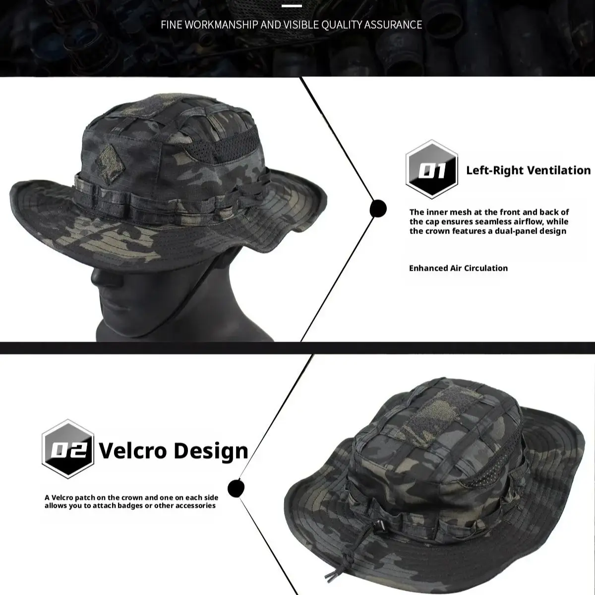 Milspec Tactical Boonie Hat, M - Boonie Hat Tactical recensione e prezzo