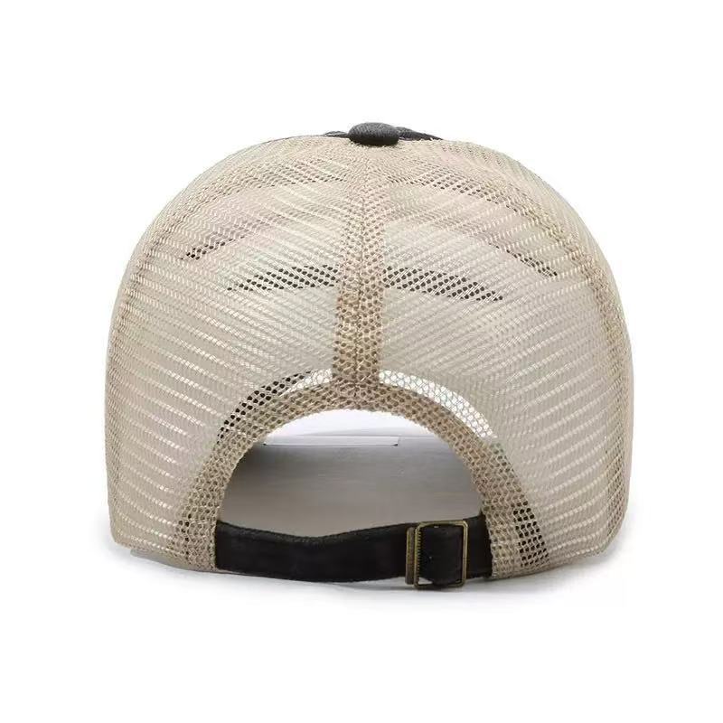 Custom Logo Washed Mesh Cap Br - Visor Sun Hat recensione e prezzo