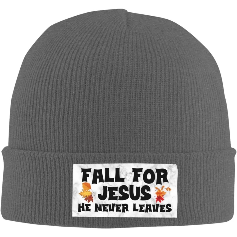 Fall For Jesus He Never Leaves - Beanie Cuffed Knit recensione e prezzo