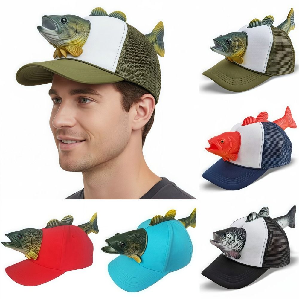 Funny 3D Fish Animal Trucker H - Trucker Cap Mesh recensione e prezzo