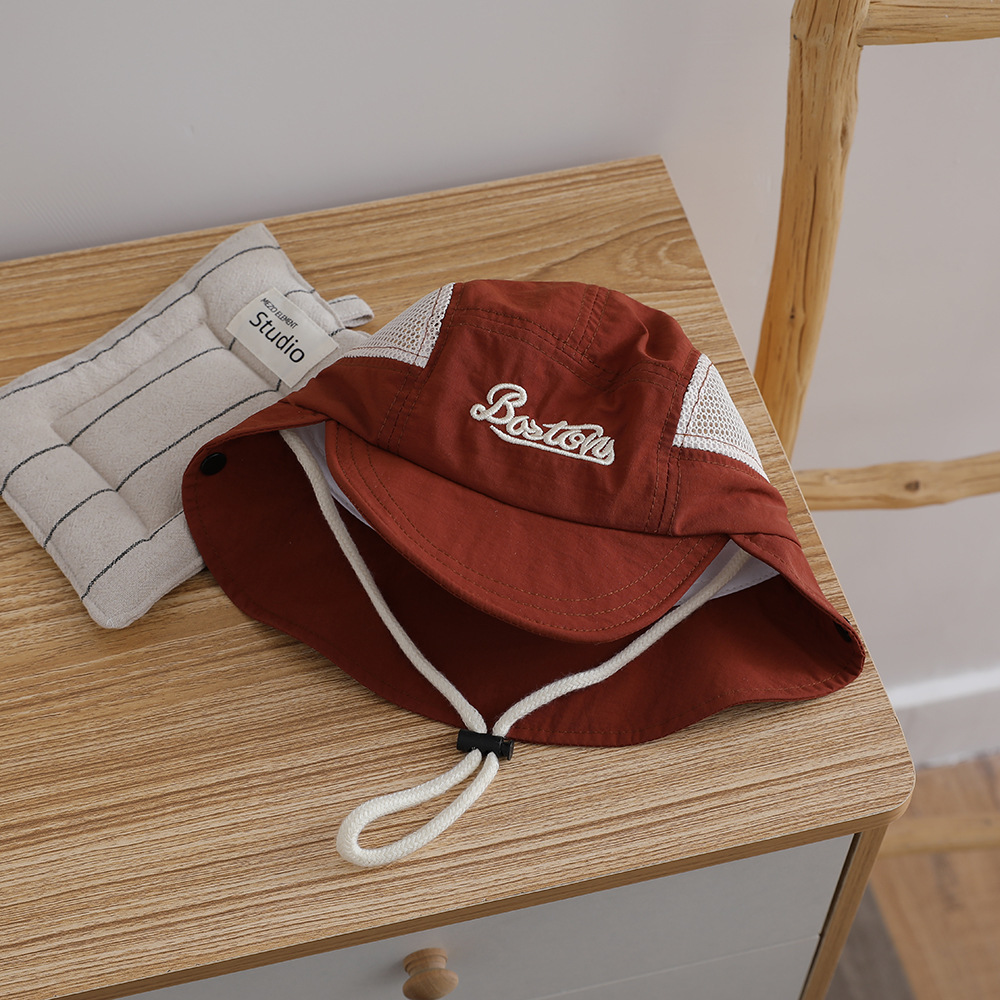 Letter Embroidered Baby Sun Ha - Bucket Hat Cotton recensione e prezzo