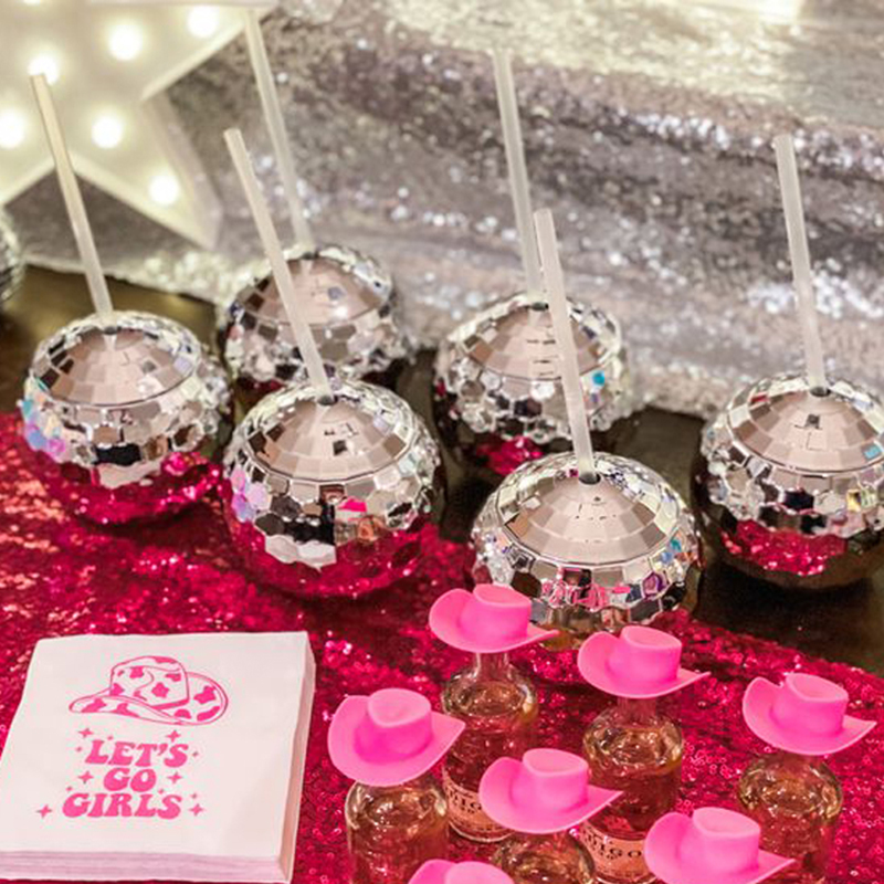 Disco Ball Cups Cowboy hat Dis - Cowboy Hat Straw recensione e prezzo