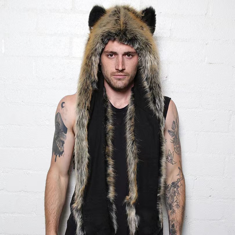 Men/Women Faux Fur Hood Animal - Winter Trapper Hat recensione e prezzo