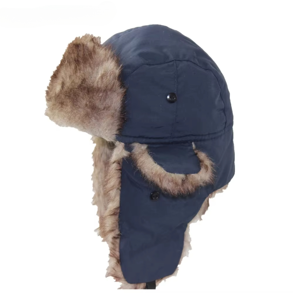 Black Winter Russian Hat for M - Trapper Hat Ear Flap recensione e prezzo