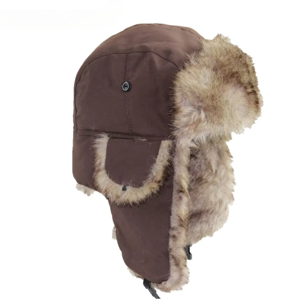 Black Winter Russian Hat for M - Trapper Hat Ear Flap recensione e prezzo