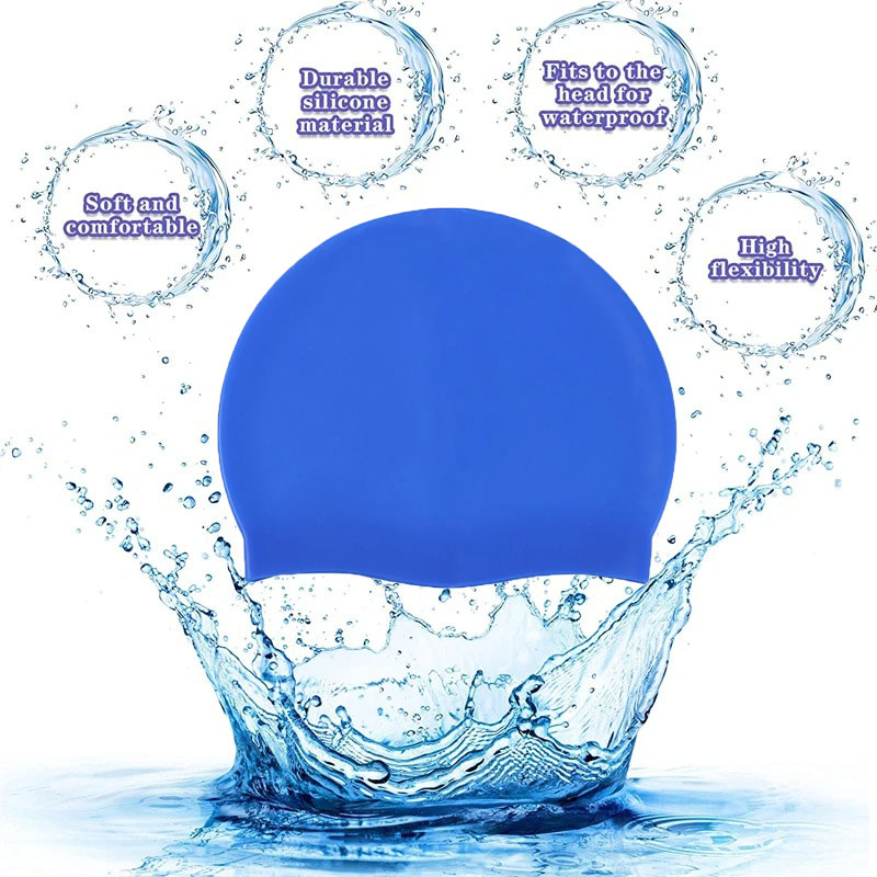 Waterproof Silicone Swim Caps  - Swim Hat Silicone recensione e prezzo