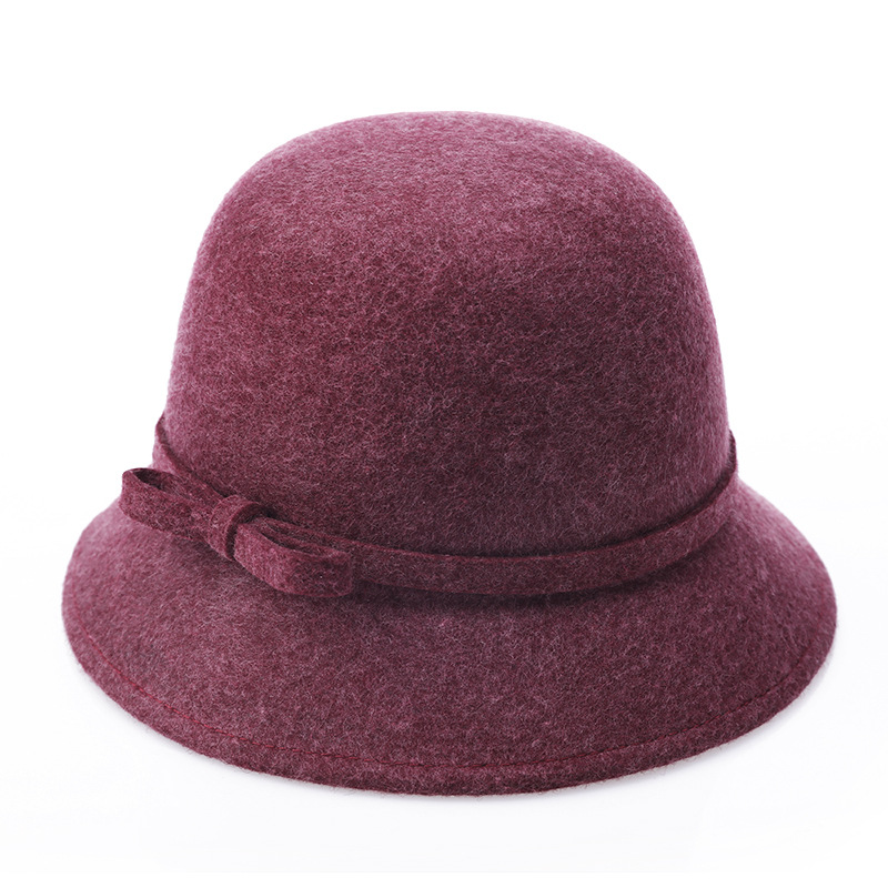 100% Real Wool Women Hats Autu - Fedora Hat Wool recensione e prezzo