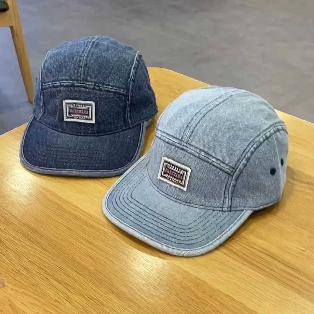 Vintage Flat Brim Denim Baseba - Corduroy Cap 5 Panel recensione e prezzo