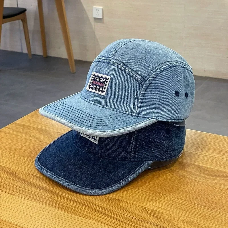 Vintage Flat Brim Denim Baseba - Corduroy Cap 5 Panel recensione e prezzo