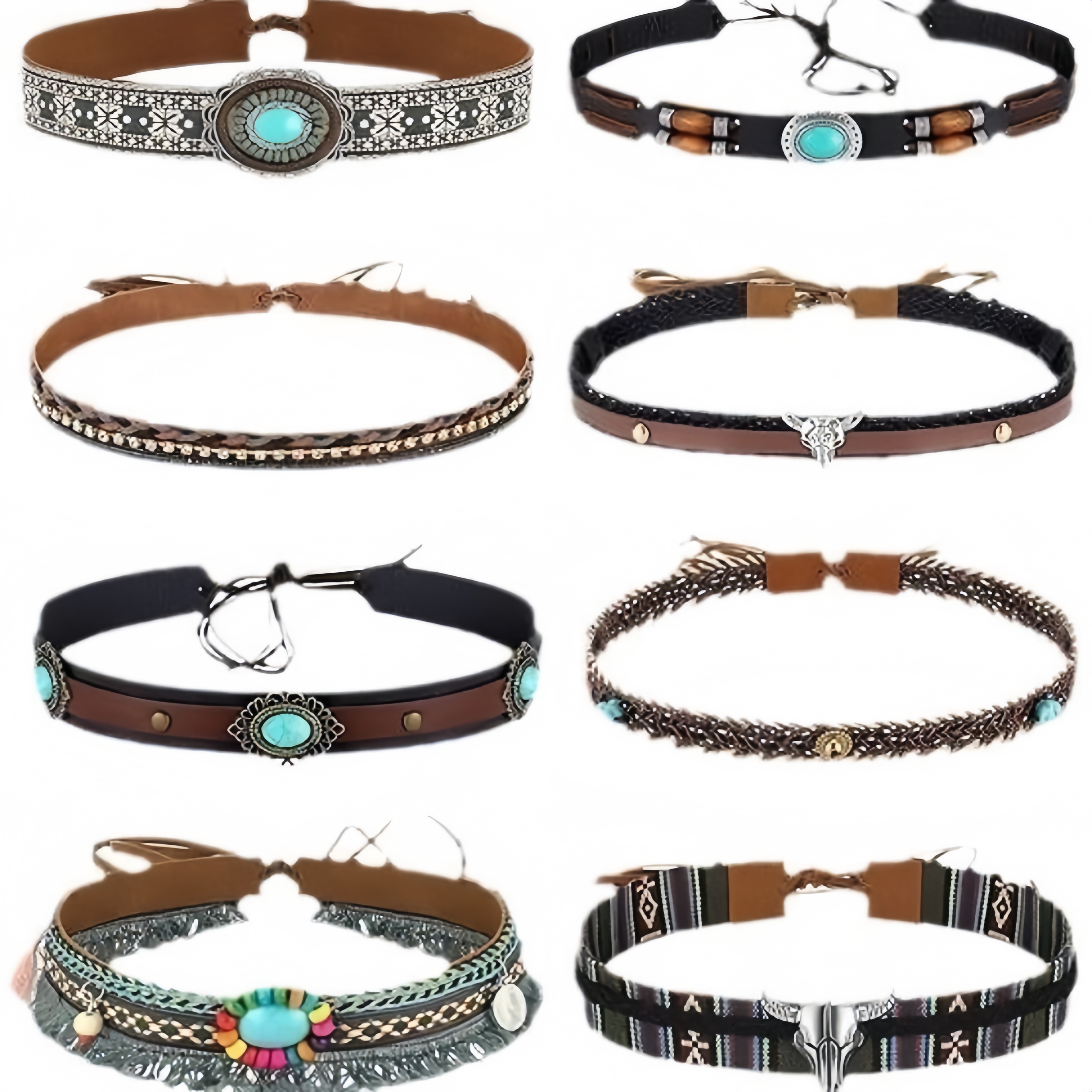 Retro Ethnic Style Belt, Headb - Cowboy Hat Straw recensione e prezzo