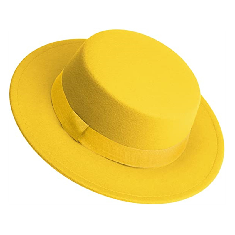 Men Women White Fedora Hat Fla - Fedora Hat Wool recensione e prezzo