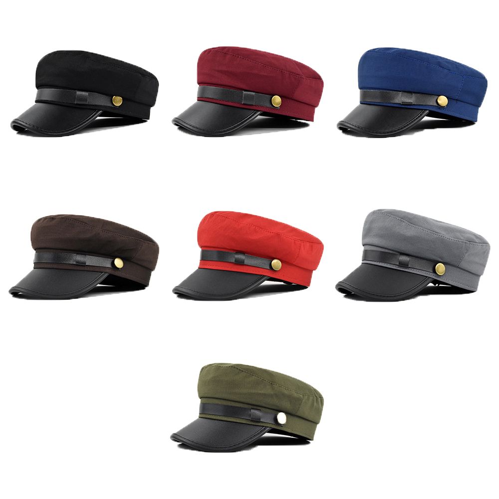 Elegant Warm PU Leather Metal  - Snapback Hat Flat recensione e prezzo