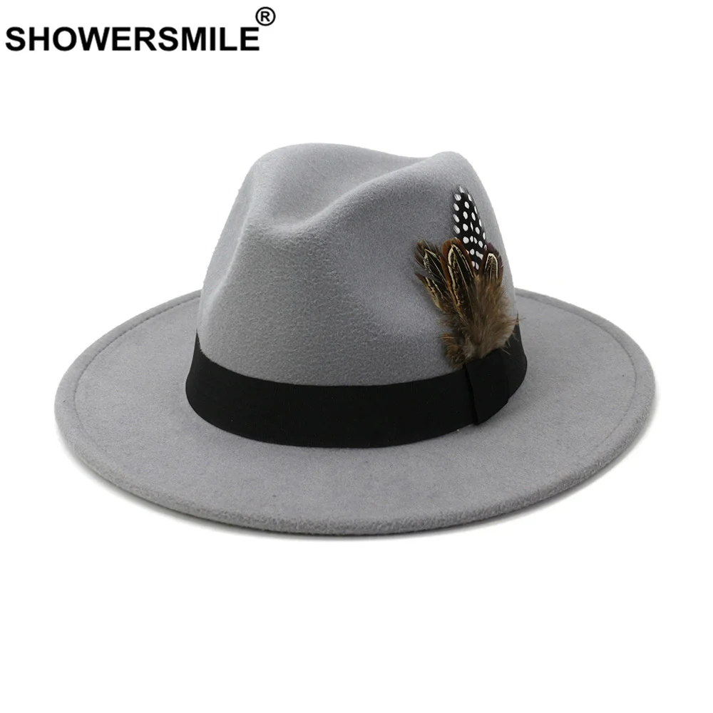 SHOWERSMILE Royal Blue Women M - Fedora Hat Wool recensione e prezzo