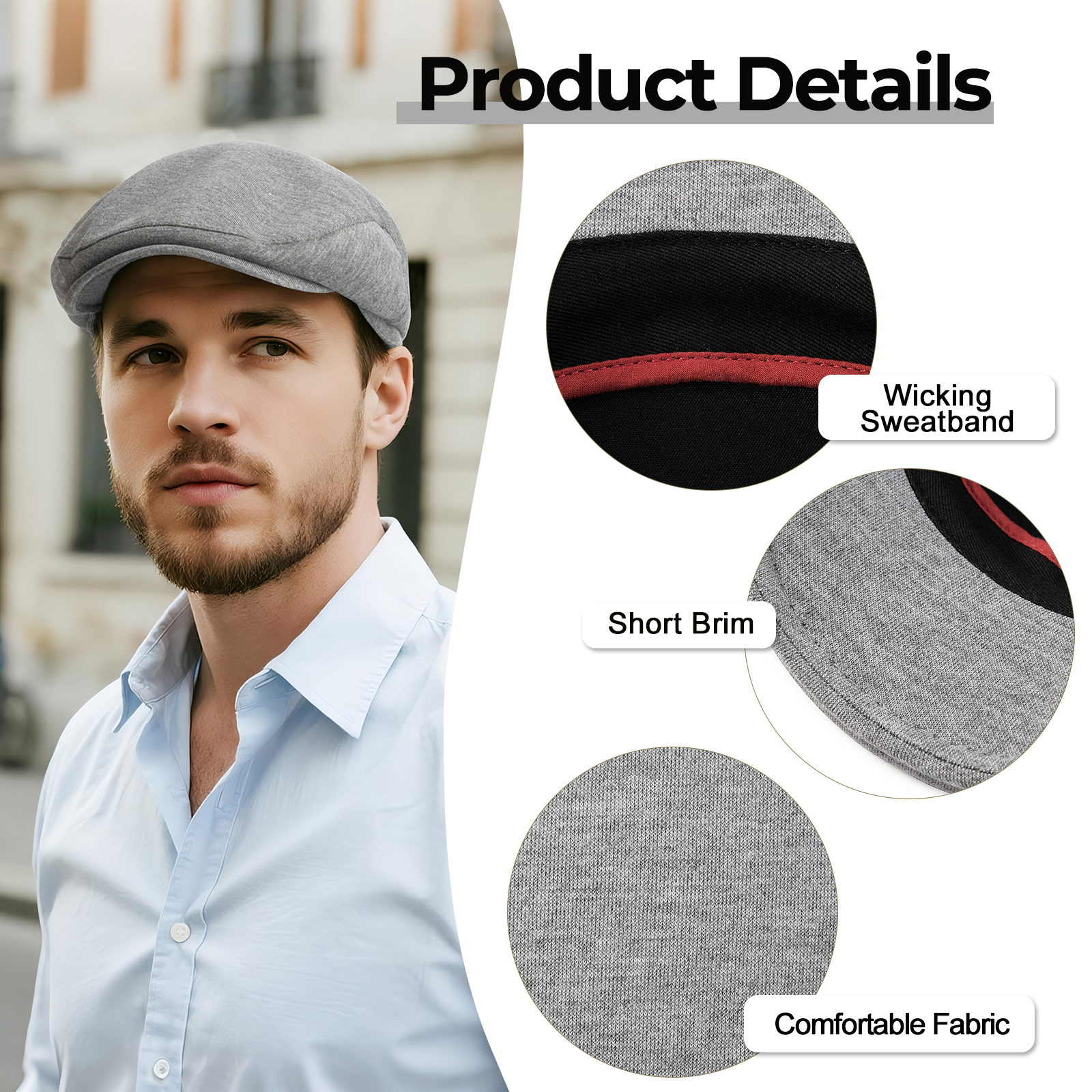 JGAGOUL Classic Newsboy Cap fo - Newsboy Cap Ivy recensione e prezzo