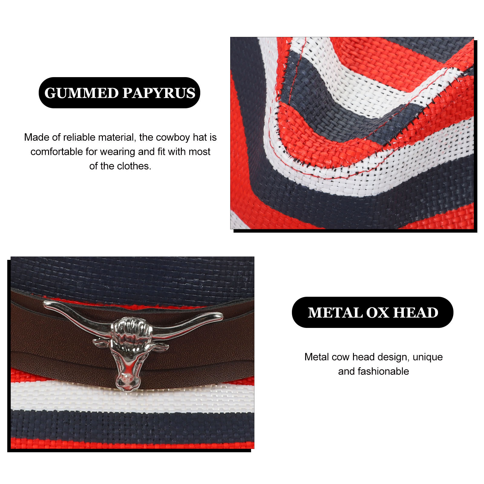 Cowboy Hat Western Style Fashi - Sun Hat Wide Brim recensione e prezzo