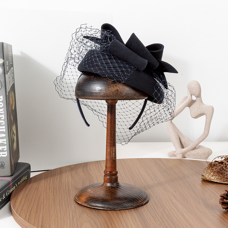 French Black Beret Fascinator  - Beret French Wool recensione e prezzo
