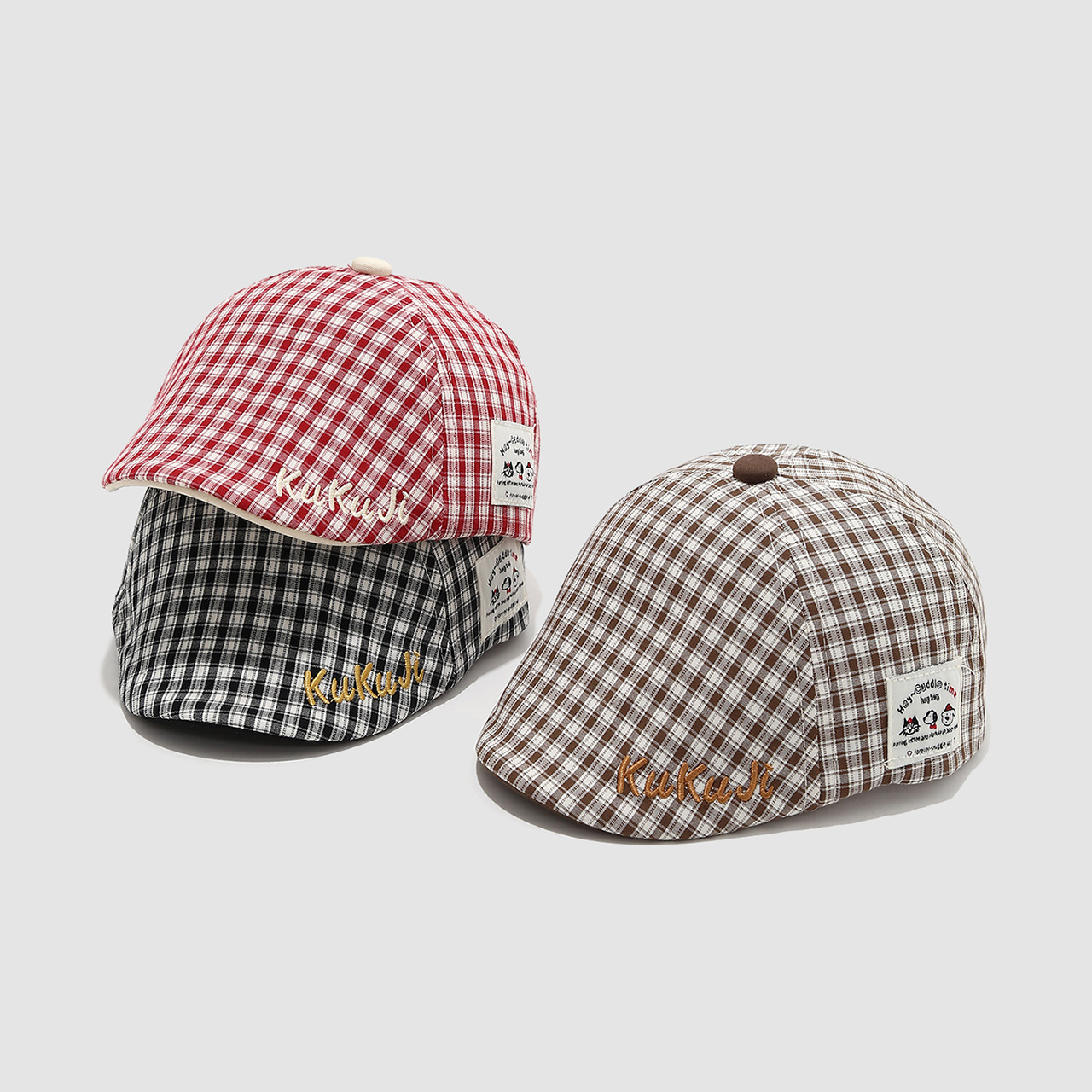 Fashion Children Checkered Ber - Visor Sun Hat recensione e prezzo