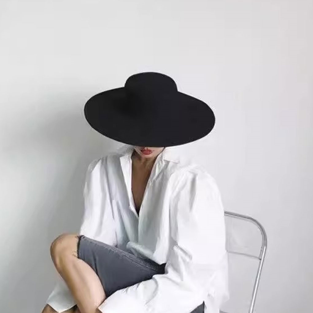 French Ladies Fedoras Top Bow  - Fedora Hat Wool recensione e prezzo