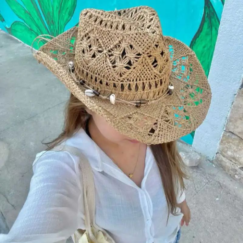 Summer Straw Hat Beach Women M - Cowboy Hat Straw recensione e prezzo