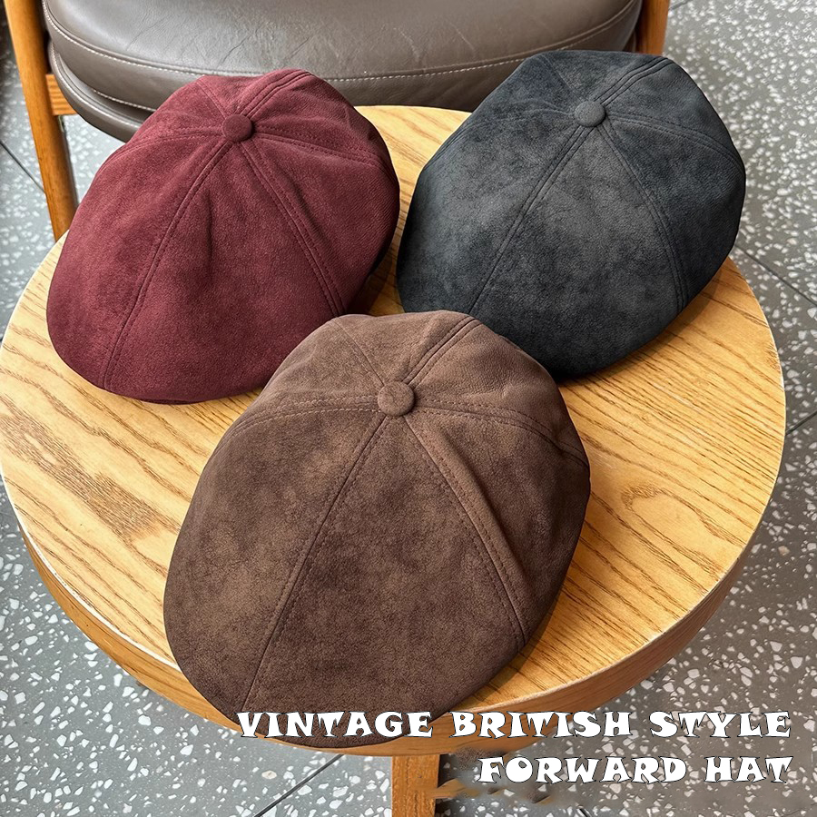 Vintage Suede Newsboy Cap Men  - Newsboy Cap Ivy recensione e prezzo