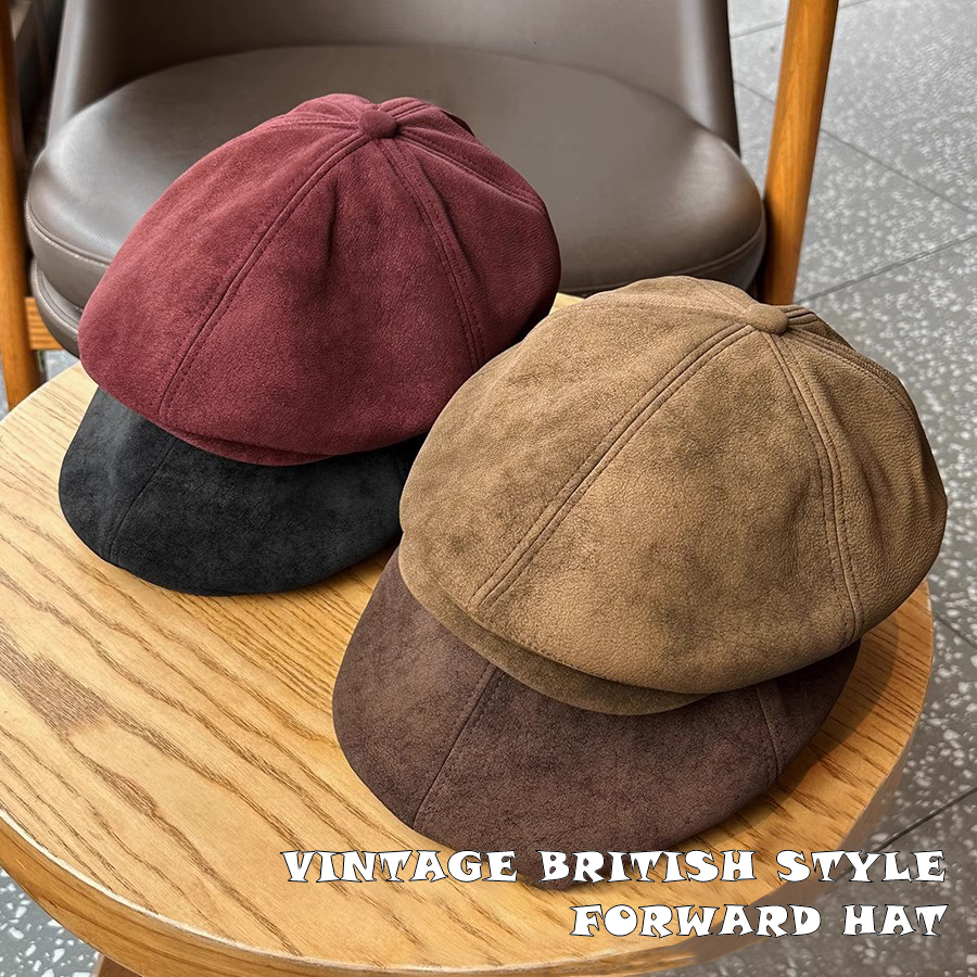Vintage Suede Newsboy Cap Men  - Newsboy Cap Ivy recensione e prezzo