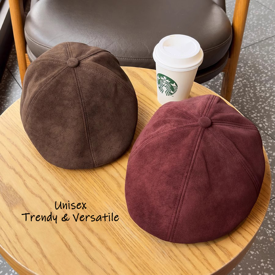 Vintage Suede Newsboy Cap Men  - Newsboy Cap Ivy recensione e prezzo