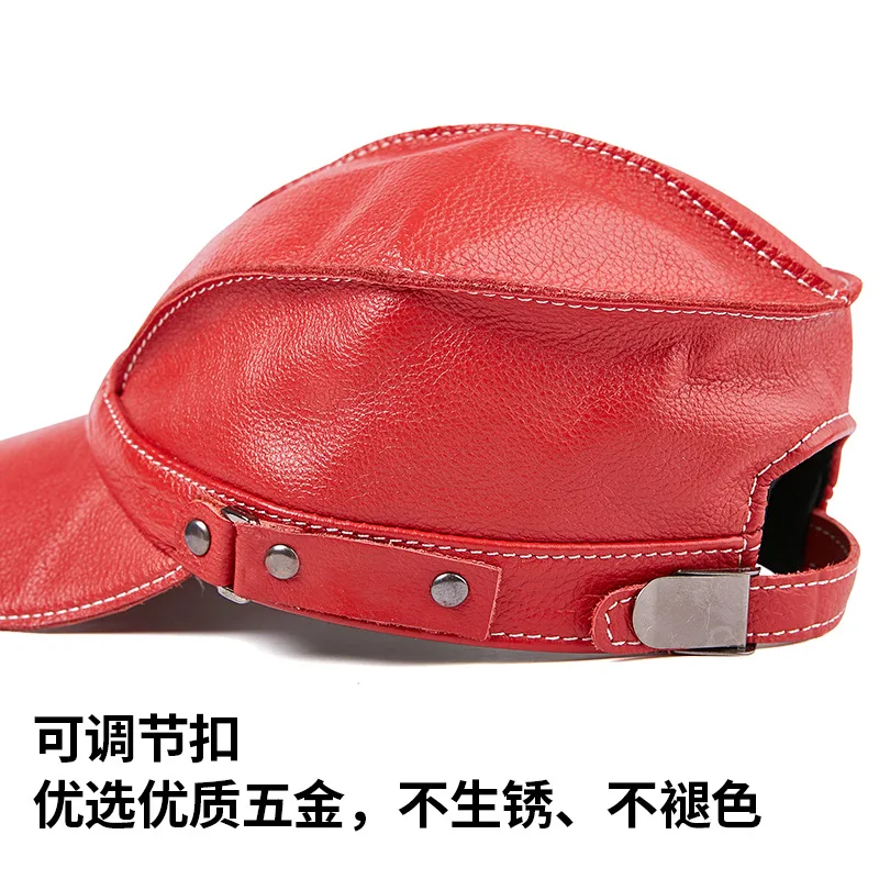 2026 Men's Genuine Leather Bas - Winter Trapper Hat recensione e prezzo