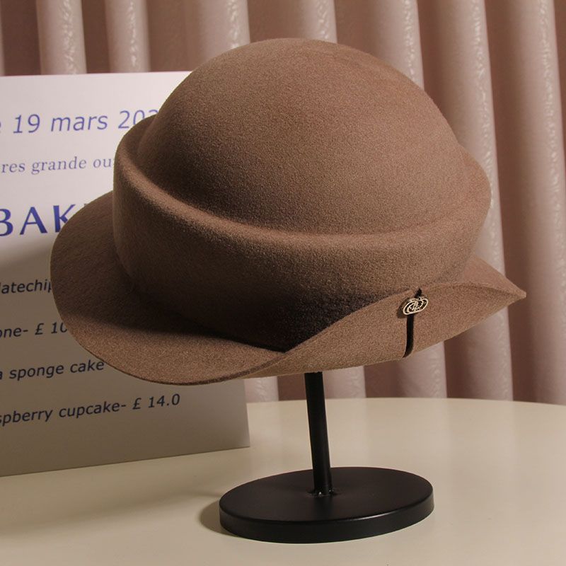 Wool Felt Sun Hats Round Top K - Fedora Hat Wool recensione e prezzo