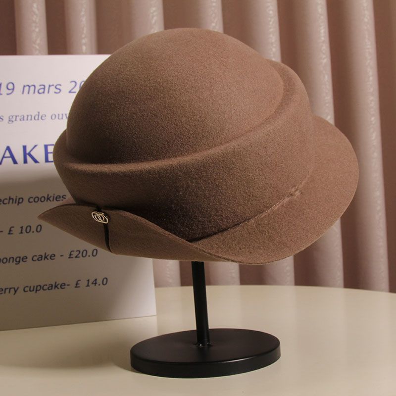 Wool Felt Sun Hats Round Top K - Fedora Hat Wool recensione e prezzo