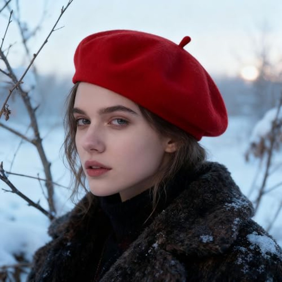 Women Beret Classic French Hat - Beret French Wool recensione e prezzo