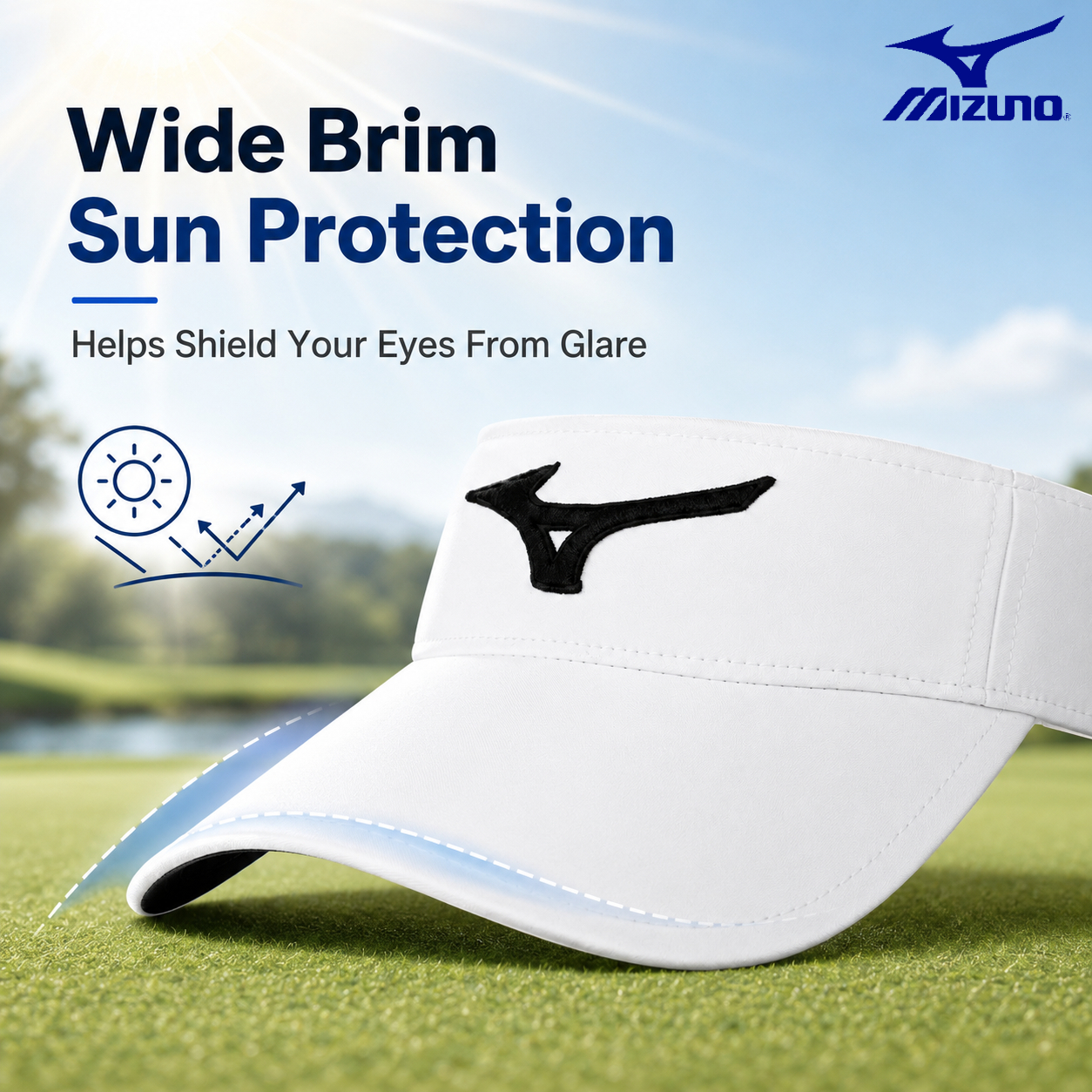 Mizuno Mens Golf Cap Hollow To - Running Cap Lightweight recensione e prezzo