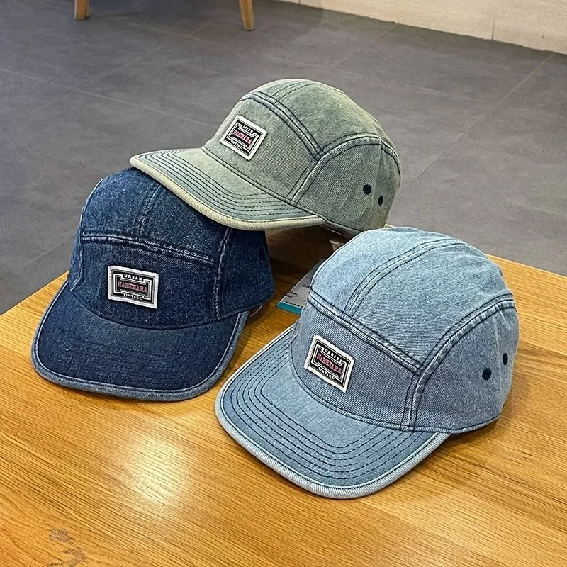 Vintage Flat Brim Denim Baseba - Corduroy Cap 5 Panel recensione e prezzo