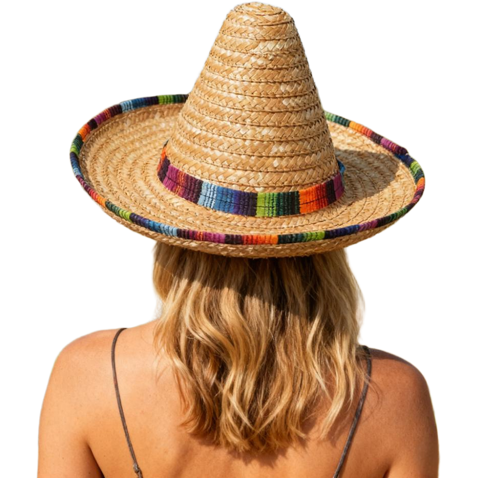 Mexican Straw Hat Carnival Wid - Sun Hat Wide Brim recensione e prezzo