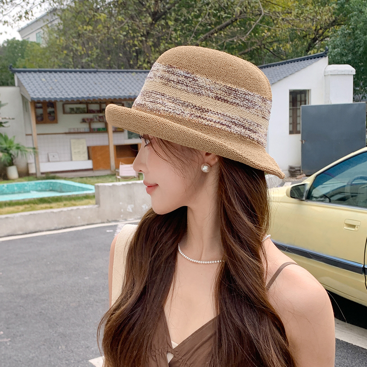 Straw  Fedora Hat  Bowler hat  - Fedora Hat Wool recensione e prezzo