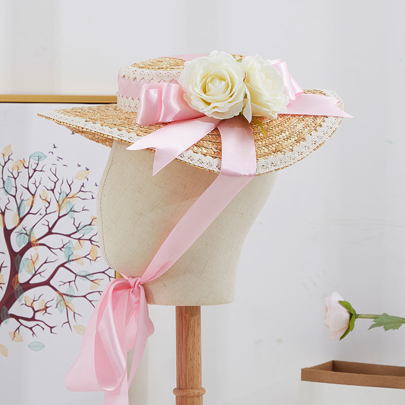 Sweet Lolita Straw Hats Mediev - Snapback Hat Flat recensione e prezzo