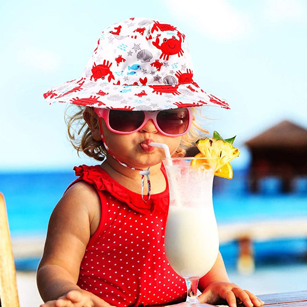 Summer Boys Girls Neck Ear Cov - Sun Hat Wide Brim recensione e prezzo