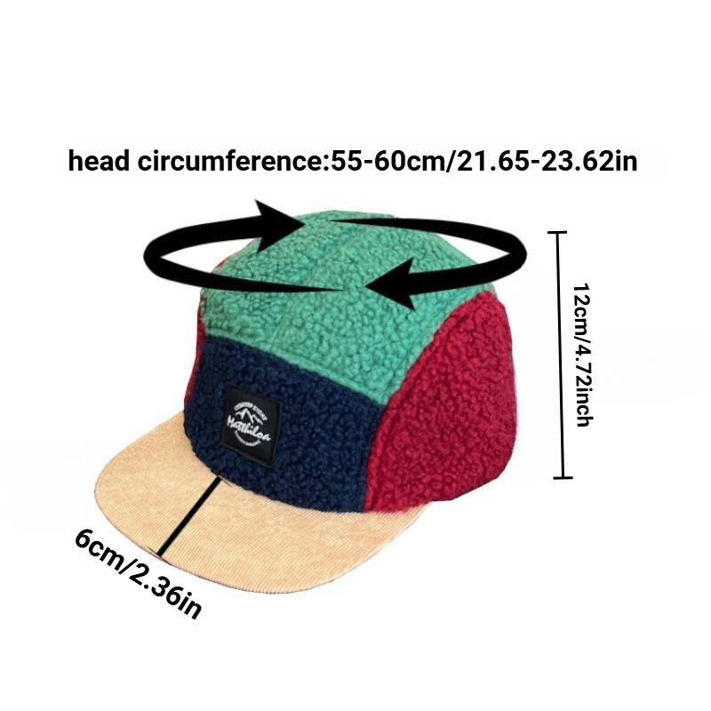 5 Panel Retro Fleece Cap for M - Corduroy Cap 5 Panel recensione e prezzo